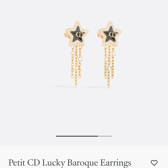Dior Jewelry - Dior Star Earrings with Gold and Black Details